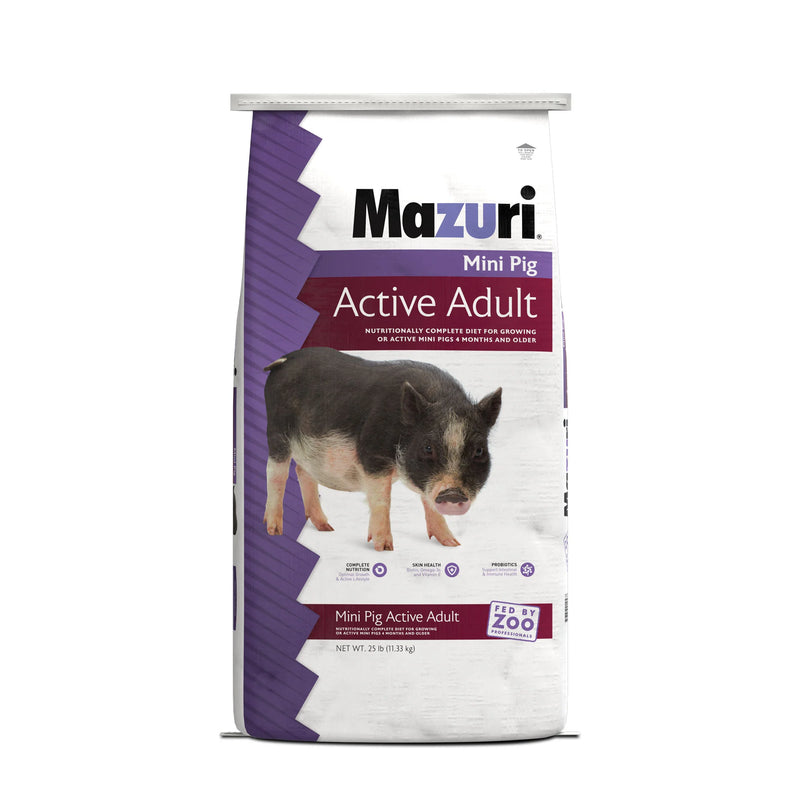 Load image into Gallery viewer, Mazuri Active Adult Mini Pig Food - 25 lbs