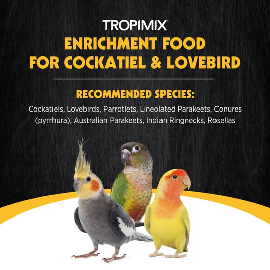 Tropimix Enrichment Diet Formula Cockatiels - Lovebirds 🍁