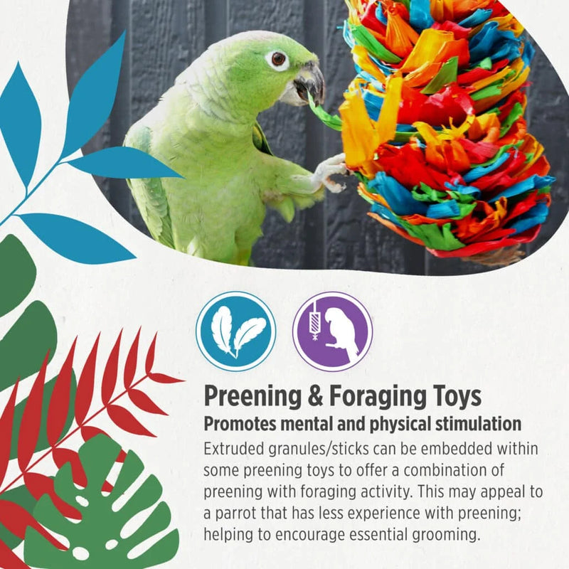 Load image into Gallery viewer, HARI Smart Play Enrichment Parrot Toy Super Shredding Ball - 81001