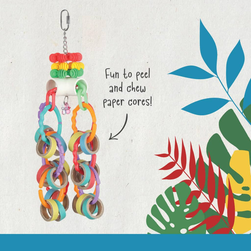 Load image into Gallery viewer, HARI Smart Play Enrichment Parrot Toy Bagel Cascade - 81014