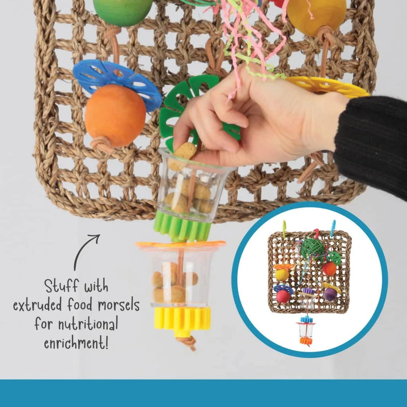 Load image into Gallery viewer, HARI Smart Play Enrichment Parrot Toy Foraging Wall - 81019