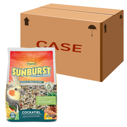 Multi-Bag Bundle - Sunburst Gourmet Cockatiel Seed 3lb x 6
