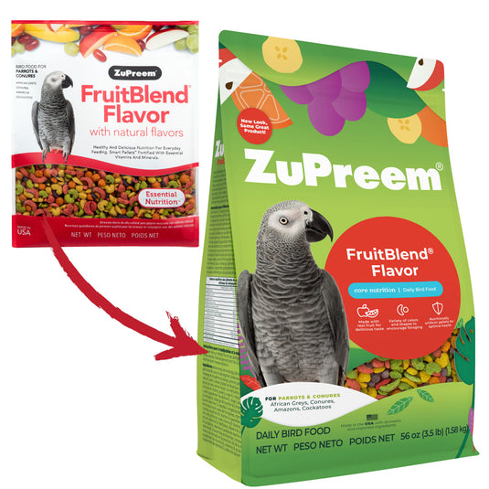 ZuPreem FruitBlend Daily Nutrition Parrot & Conure Pellet