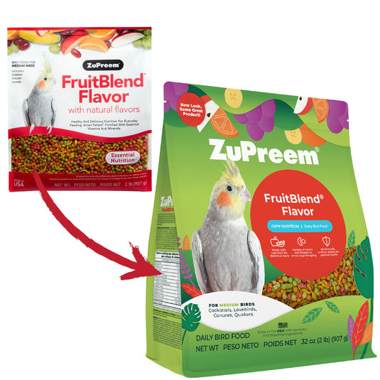 ZuPreem FruitBlend Daily Nutrition Medium Bird Pellet