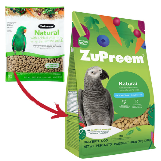 ZuPreem Natural Daily Nutrition Parrot & Conure Pellet