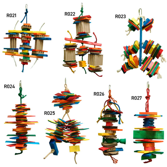 Zoo-Max Imperfecto Medium to Large Parrot 7 Toy Bundle 🍁