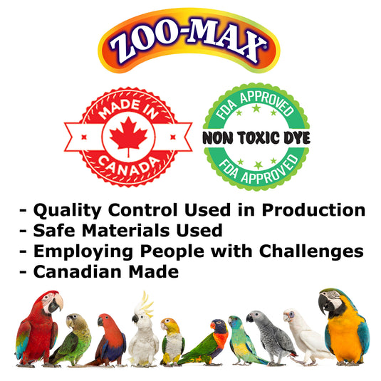 Zoo-Max Coronet Shred-X Parrot Shredding Toy - 652 🍁