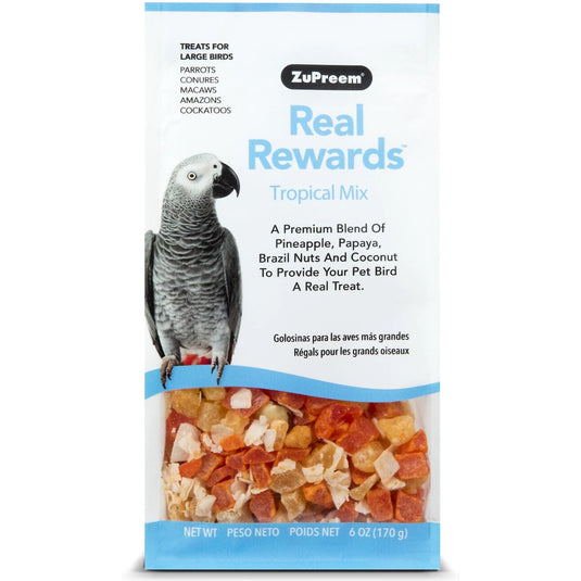 ZuPreem Real Rewards Tropical Mix Large Bird Treat - 170g DISCONTINUED