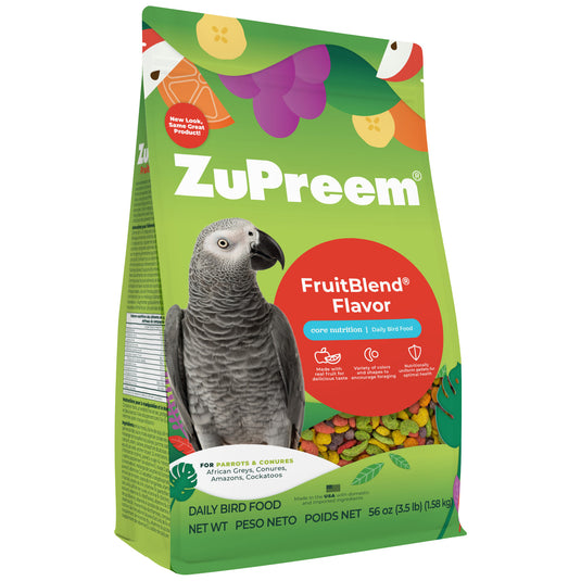ZuPreem FruitBlend Daily Nutrition Parrot & Conure Pellet