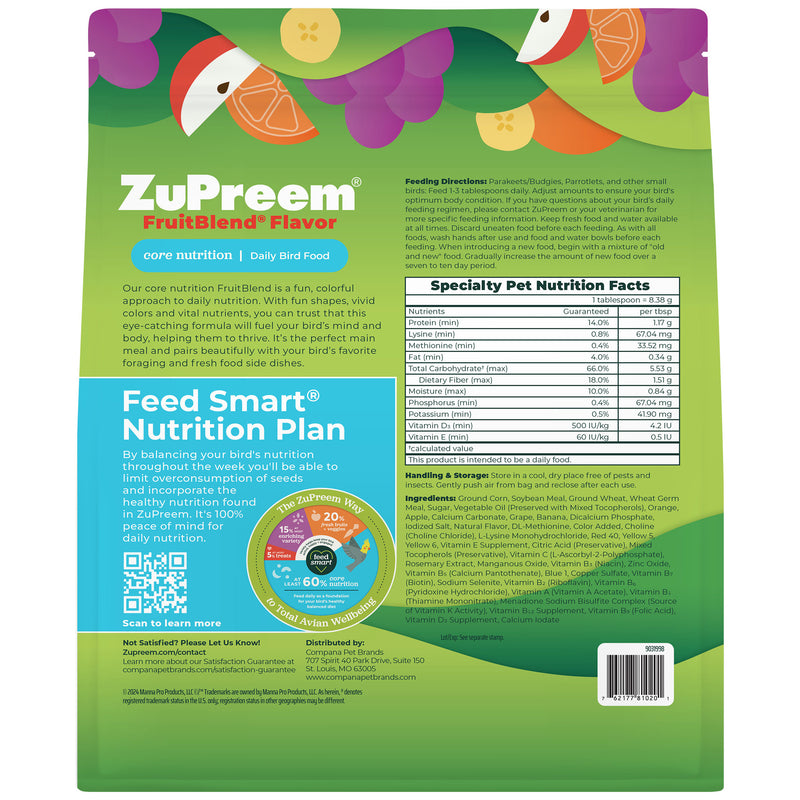Load image into Gallery viewer, ZuPreem FruitBlend Daily Nutrition Small Bird Pellet