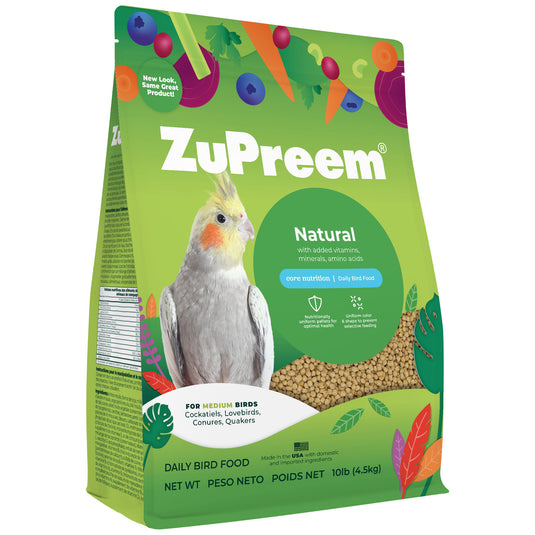 ZuPreem Natural Daily Nutrition Medium Bird Pellet