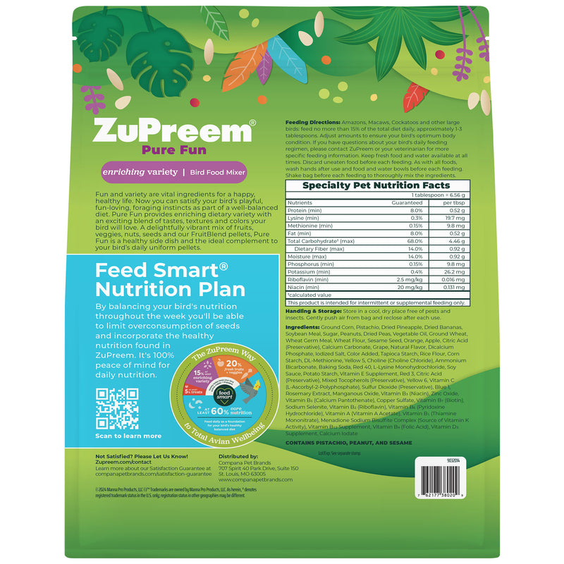 Load image into Gallery viewer, ZuPreem PureFun Macaw and Large Parrot Enrichment Diet - 2 lb