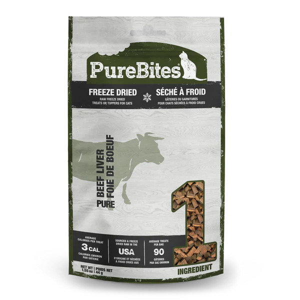 Load image into Gallery viewer, PureBites Beef Liver Freeze Dried Cat Treat