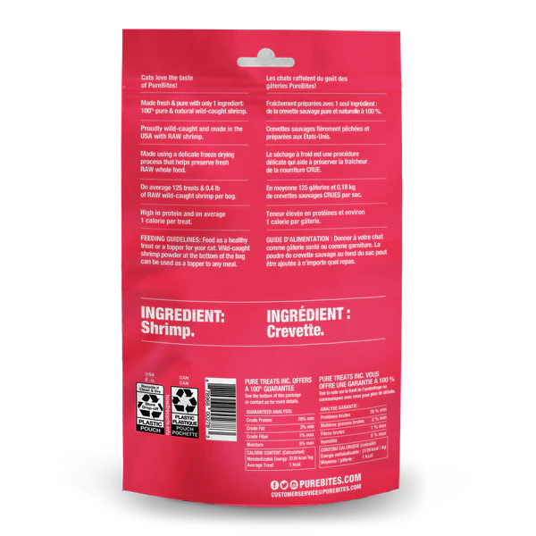 Load image into Gallery viewer, PureBites Shrimp Freeze Dried Cat Treat