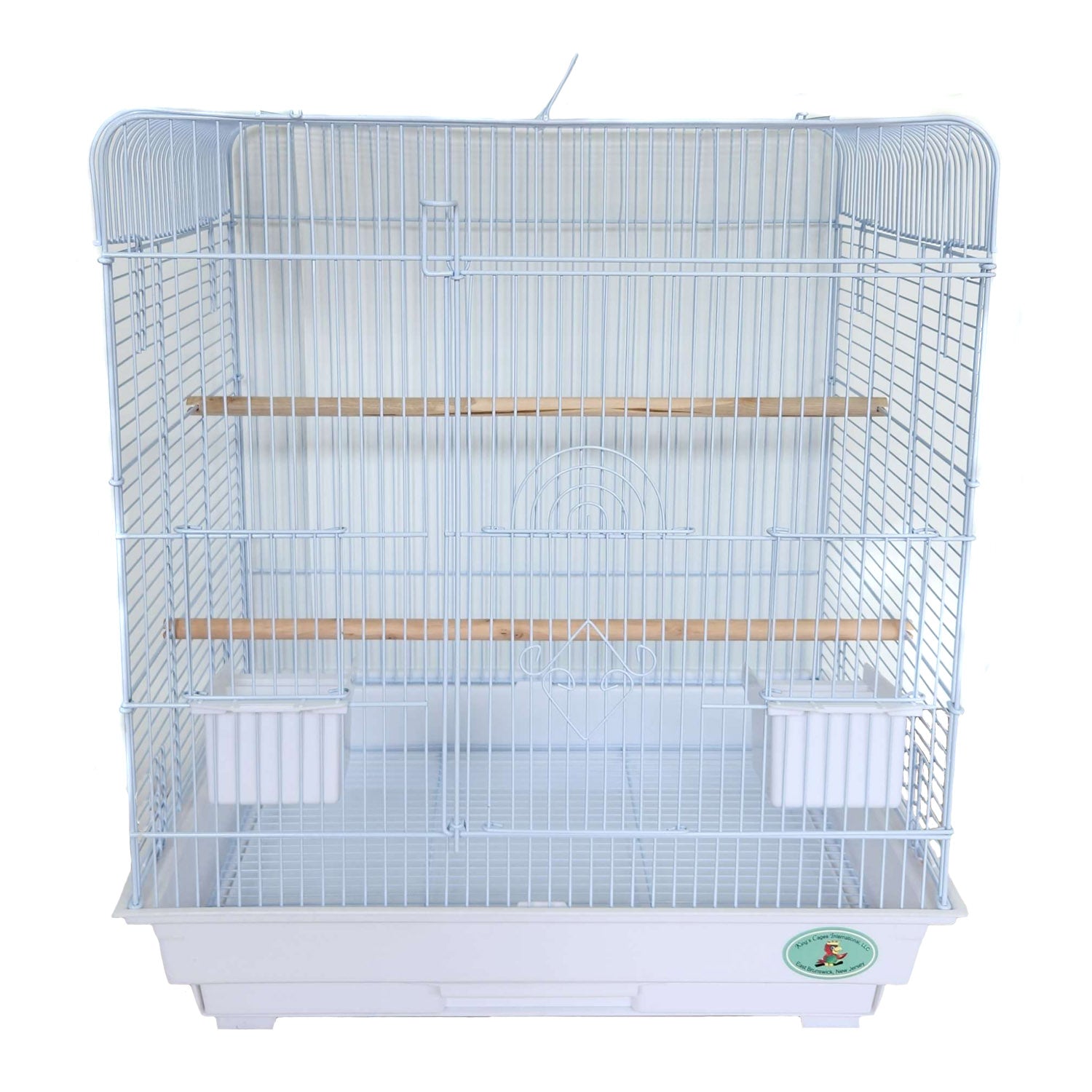 Kings Cages Rounded Flat Top Bird Cage for Extra Small Birds ES2016S