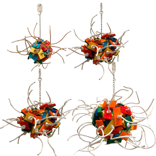 Zoo-Max Fireball Parrot Enrichment Toy 🍁