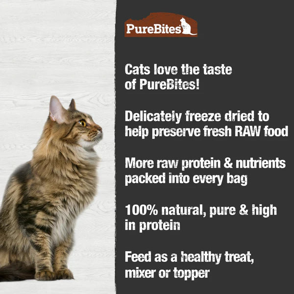 Load image into Gallery viewer, PureBites Turkey Freeze Dried Cat Treat