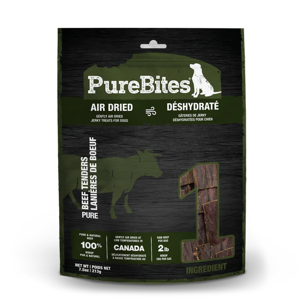Load image into Gallery viewer, PureBites Air Dried Beef Jerky Dog Treat