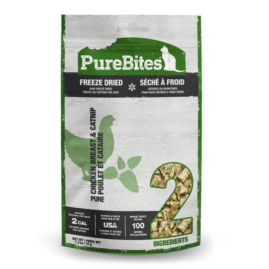 PureBites Chicken Breast & Catnip Freeze Fried Cat Treat 1.3 oz (37 g)