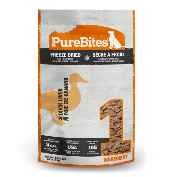 Load image into Gallery viewer, PureBites Duck Freeze Dried Dog Treat