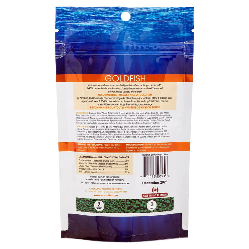 Load image into Gallery viewer, NorthFin Goldfish Formula 2mm / 3mm Pellet đ