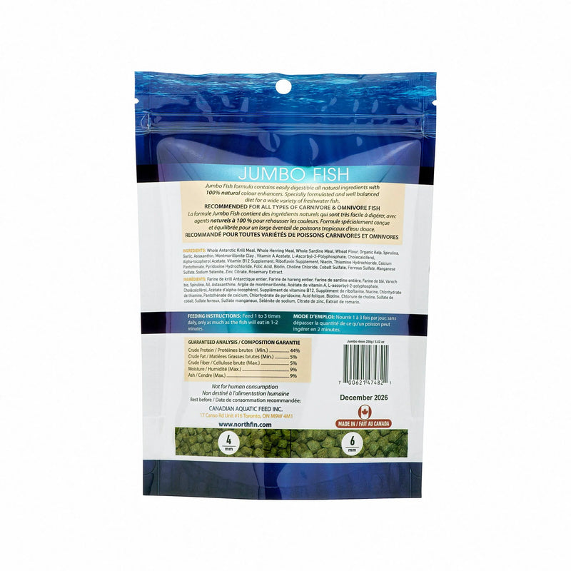 Load image into Gallery viewer, NorthFin Jumbo Formula Fish Food 4mm / 6mm š