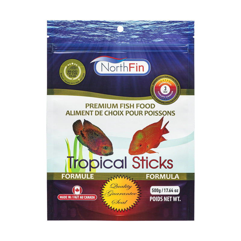 Load image into Gallery viewer, NorthFin Tropical Sticks Fish Food  3mmđ