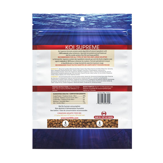 NorthFin Koi Supreme Formula 4mm / 6mm Pellet š