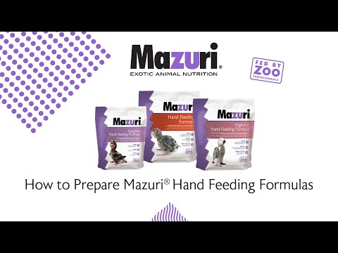 Load and play video in Gallery viewer, Mazuri Hand Feeding Baby Bird Formula - 4 lbs