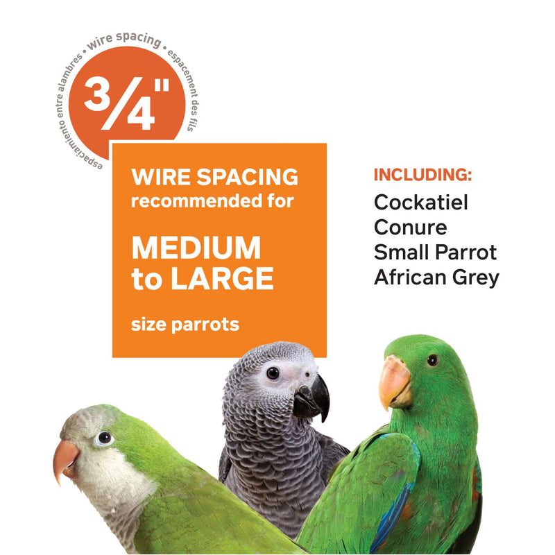 Load image into Gallery viewer, Prevue Hendryx Medium / Large Bird Travel Carrier