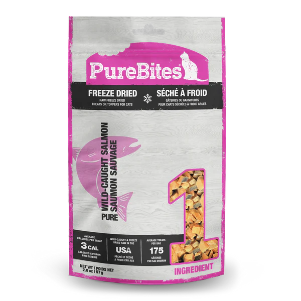 Load image into Gallery viewer, PureBites Salmon Freeze Dried Cat Treat