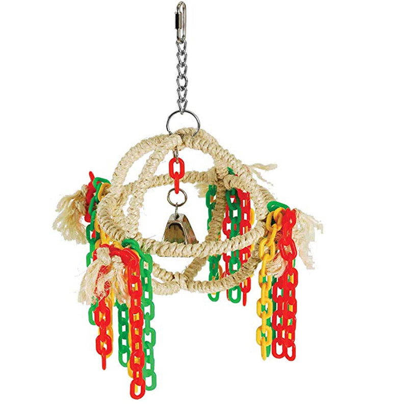 Load image into Gallery viewer, Featherland Paradise Atomic Activity Sphere Small Bird Enrichment Swing