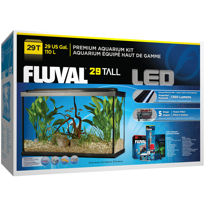 Load image into Gallery viewer, Premium Tall Aquarium Kit/LED 29 US Gal (110 L) | Store Pickup Only