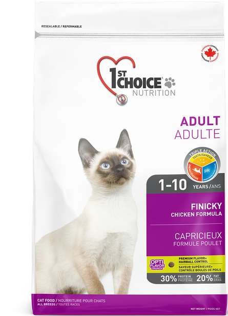 1st Choice Finicky Adult Cat Food Chicken Formula 🍁