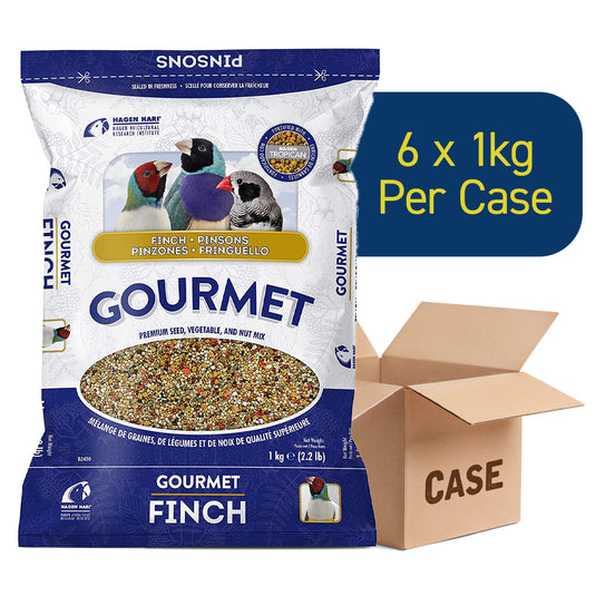Multi-Bag Bundle - Hagen Gourmet Premium Finch Seed Mix 2.2lb x 6 🍁