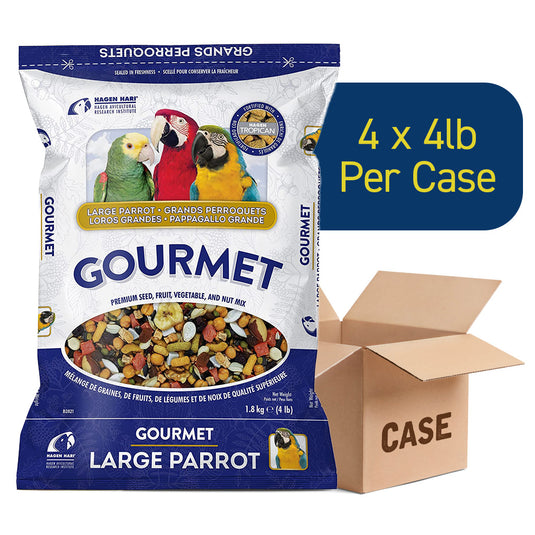 Multi-Bag Bundle - Hagen Gourmet Premium Large Parrot Seed Mix 1.8kg x 4 🍁