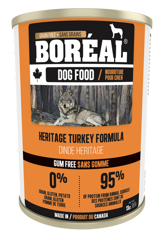 BORÉAL Heritage Turkey Formula for Dogs 12x369g 🍁