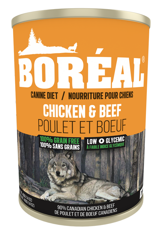 BORÉAL BIG BEAR Chicken & Beef Wet Dog Food 12x690g 🍁