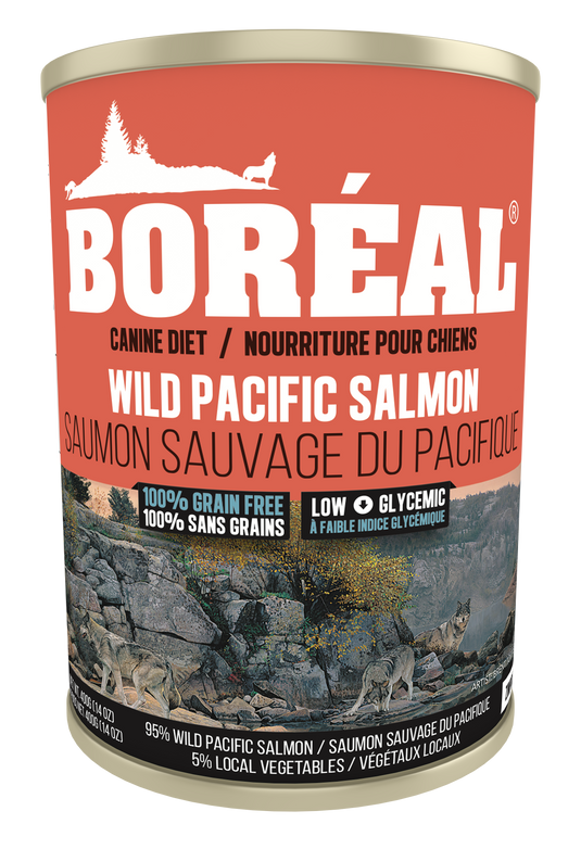 BORÉAL Big Bear Wild Pacific Salmon Wet Dog Food 12x690g 🍁