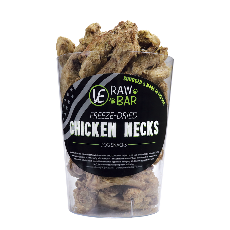 Load image into Gallery viewer, Vital Essentials RAW BAR Freeze-Dried Chicken Necks - 55 Count