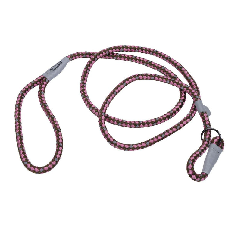 Load image into Gallery viewer, K9 Explorer Brights Reflective Braided Rope Slip Leash 6ft