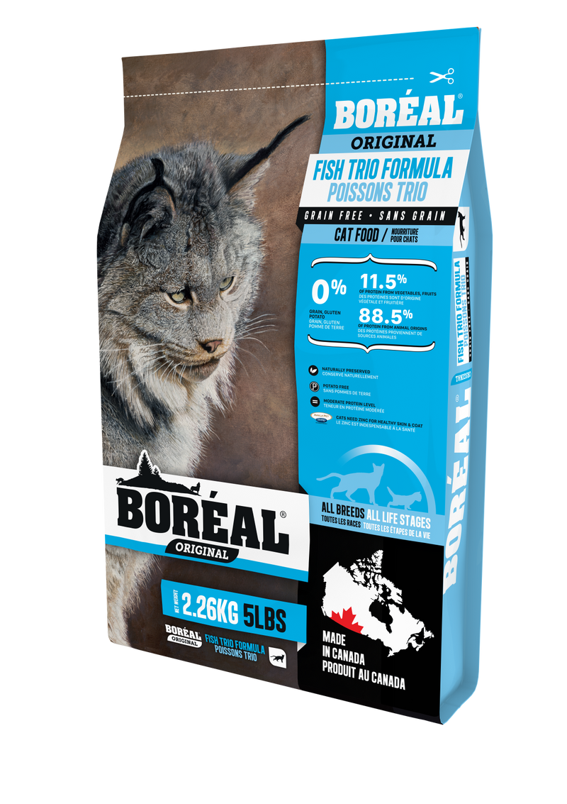 Load image into Gallery viewer, BORÉAL Original Grain Free Cat Food Fish Trio 🍁