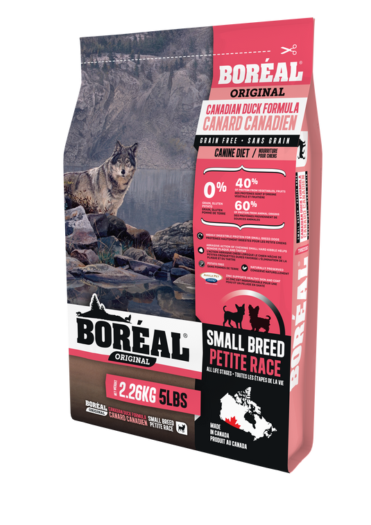 BORÉAL Original Small Breed Grain Free Dog Food - Duck 🍁