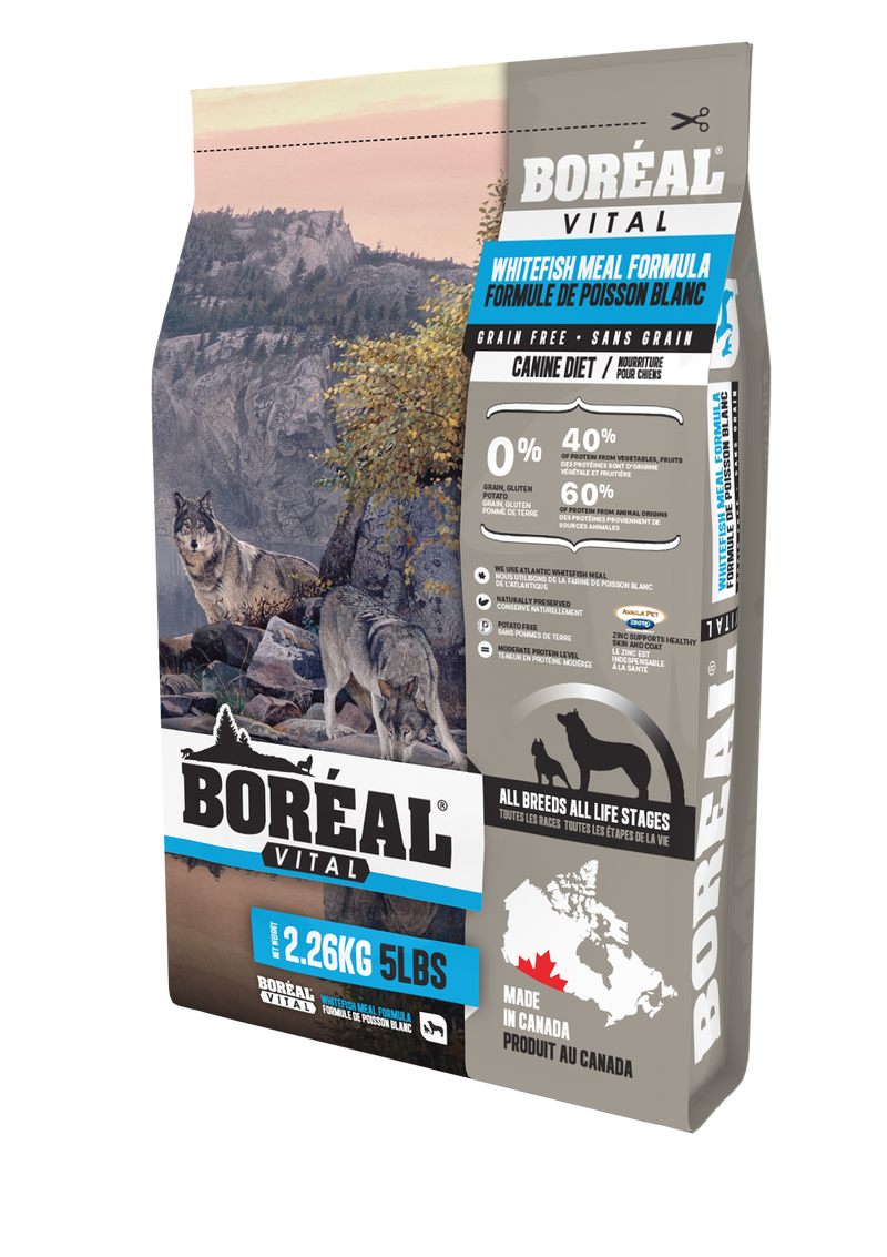 Load image into Gallery viewer, BORÉAL Vital Grain Free Dog Food - Whitefish 🍁