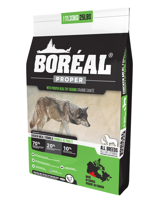 BORÉAL Proper Low Carb Grains Dog Food - Chicken 🍁