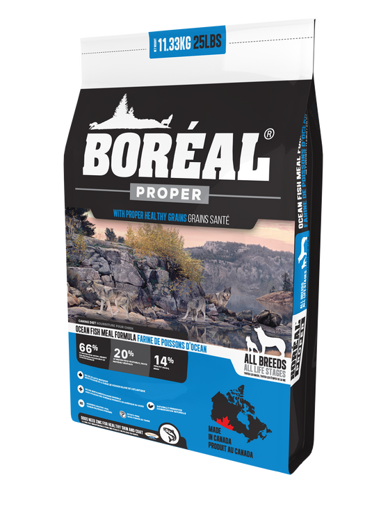 BORÉAL Proper Low Carb Grains Dog Food - Ocean Fish 🍁