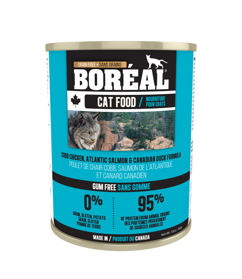 Load image into Gallery viewer, BORÉAL Cobb Chicken Atlantic Salmon & Canadian Duck Formula Cat Food 🍁