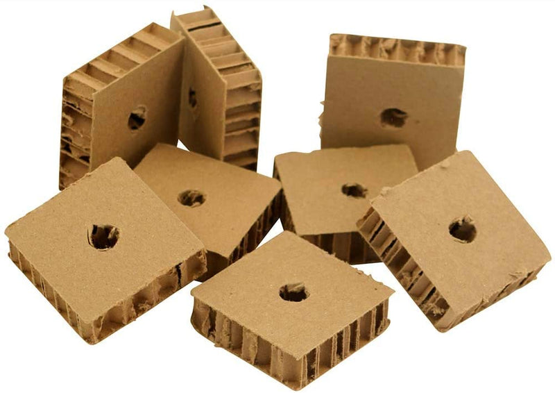 Load image into Gallery viewer, Zoo-Max Square Cardboard Honey Combs - Bird/Small Pet Toy Part 🍁