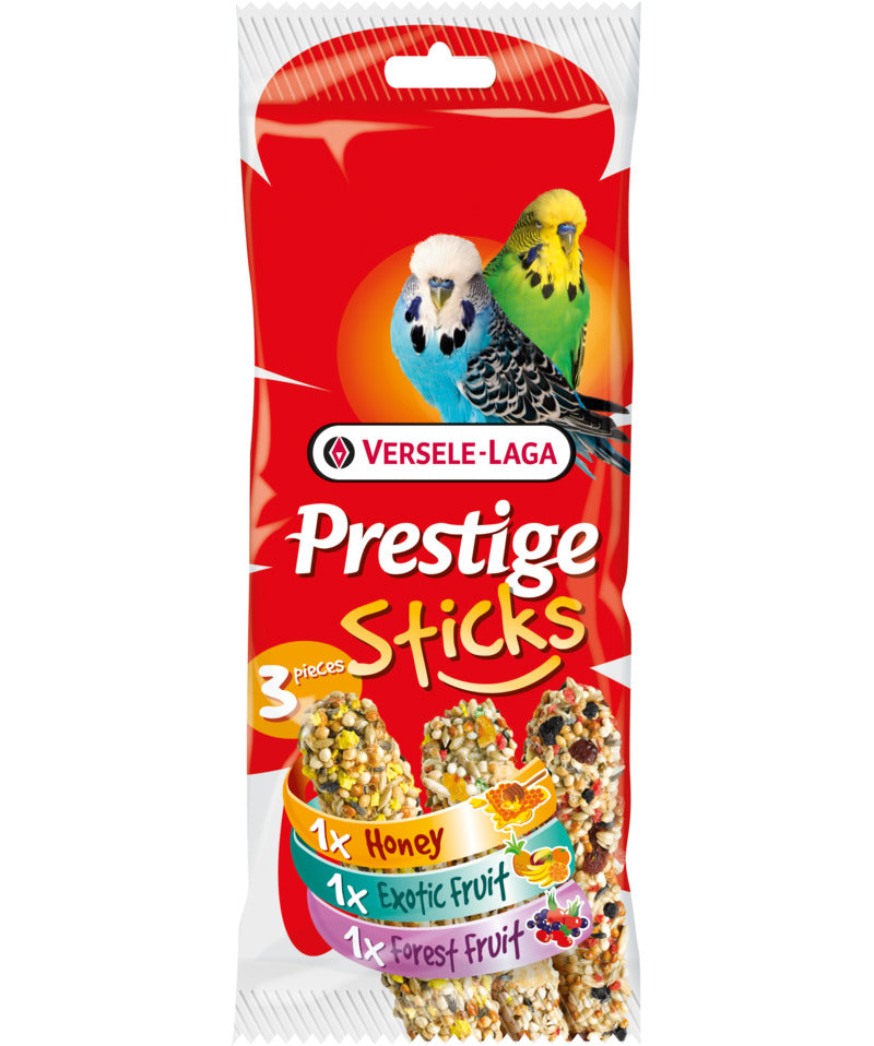 Load image into Gallery viewer, Versele-Laga Prestige Sticks Triple Variety Budgie - Exotic Wings and Pet Things