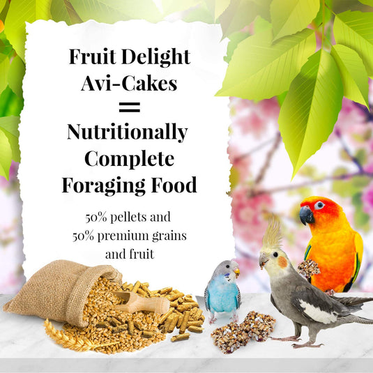 Lafeber's Fruit Delight Avi-Cakes Small Bird Treat
